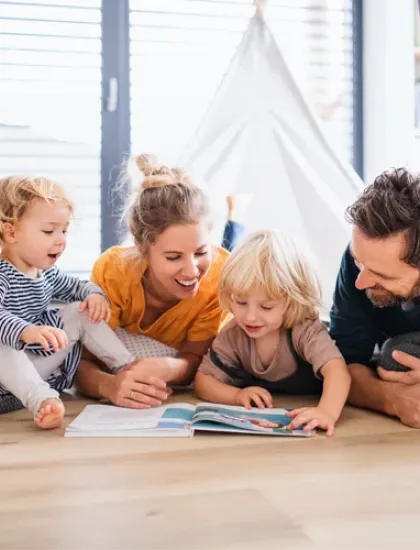 family in pest free home